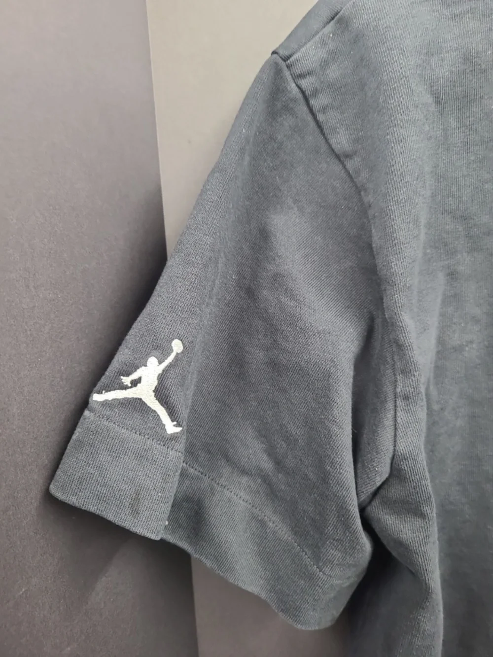 Jordan Flight MVP Men’s Baseball Jersey Shirt Black & White Size Small